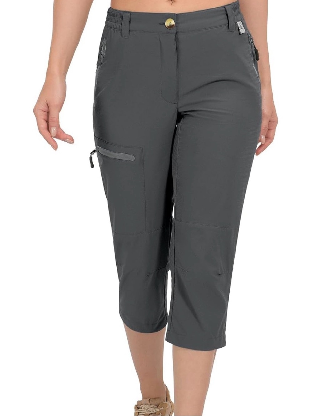 Mapamyumco Women's Travel Golf Pants Grey Size M NWT